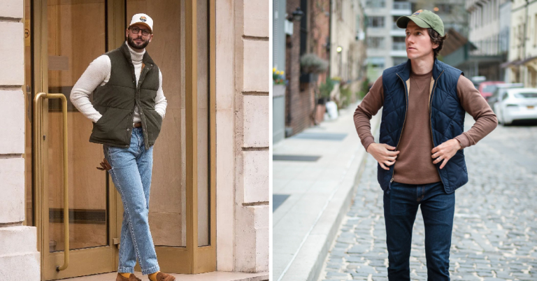 How to Wear a Vest with Jeans